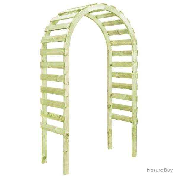 Pergola de jardin 130x60x230 cm Bois de pin imprgn alsavelo