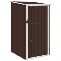 Abri de jardin Marrron 87x98x159 cm Acier galvanisé alsavelo