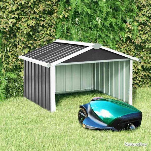 Abri pour robot de jardin 92x97x63cm Acier galvanis Anthracite alsavelo