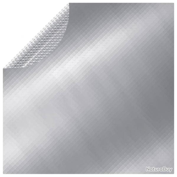 Couverture de piscine Argent 250 cm PE alsavelo
