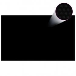 Couverture de piscine Noir 260 x 160 cm PE alsavelo