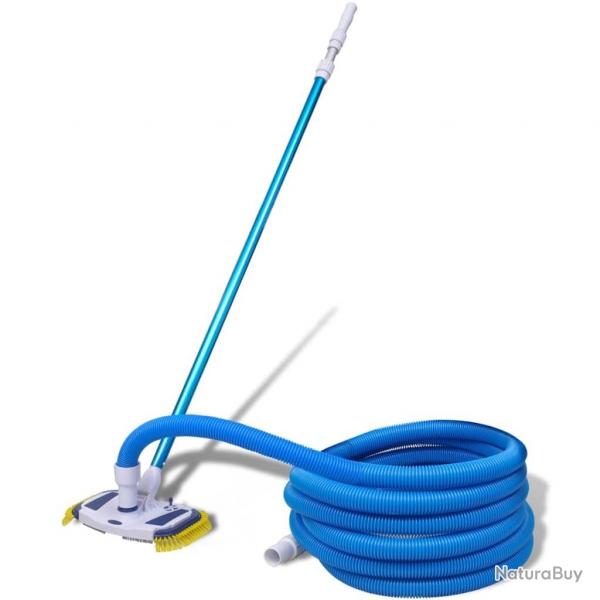 Aspirateur de piscine avec manche tlescopique et tuyau alsavelo