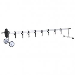 Enrouleur de bâche de piscine avec base en acier inoxydable alsavelo