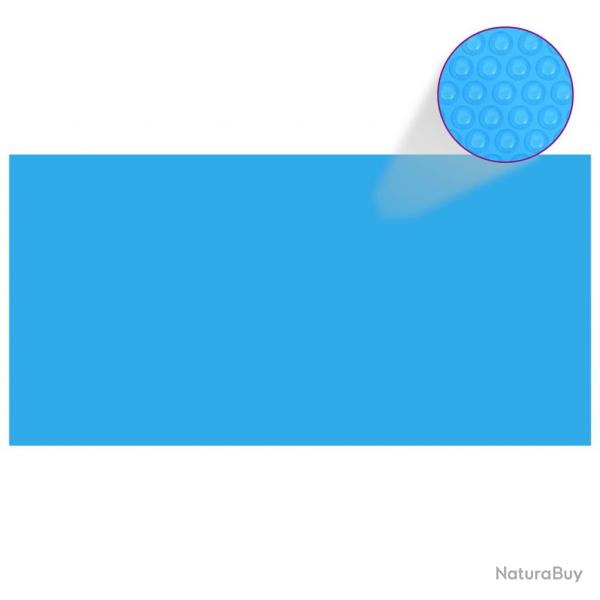 Couverture de piscine Bleu 600 x 300 cm PE alsavelo