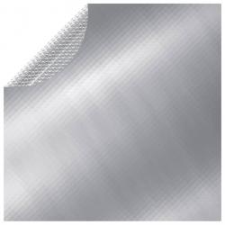 Couverture de piscine Argenté 455 cm PE alsavelo