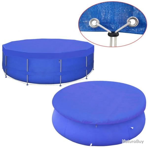 Couverture de piscine PE Ronde 460 cm 90 g/m alsavelo
