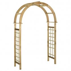 Arche avec treillis Bois de pin vert imprégné alsavelo