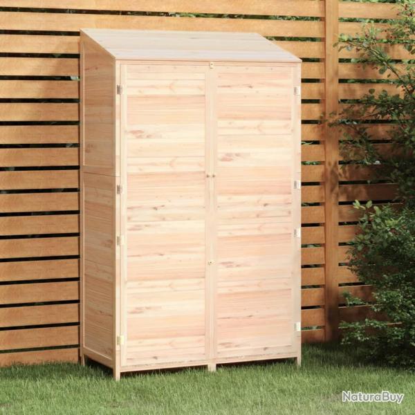 Remise de jardin 102x52x174,5 cm Bois de sapin solide alsavelo