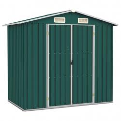 Abri de jardin Vert 205x129x183 cm Acier galvanisé alsavelo