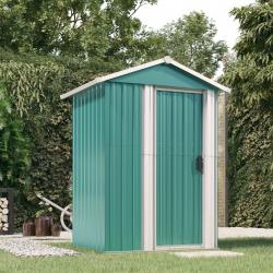 Abri de jardin Vert 126x97,5x177 cm Acier galvanisé alsavelo