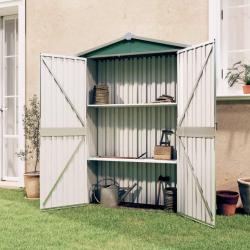 Abri de jardin Vert 116x45x175 cm Acier galvanisé alsavelo