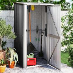 Abri de jardin Anthracite 118,5x97x209,5 cm Acier galvanisé alsavelo