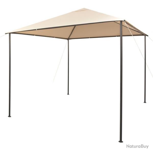 Chapiteau tente 3 x 3 m Beige Acier alsavelo