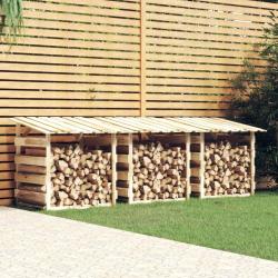 Pergolas avec toits 3 pcs 100x90x100 cm Bois de pin imprégné alsavelo