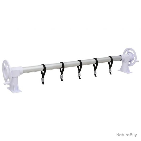 Rouleau de couverture de piscine avec base en plastique alsavelo