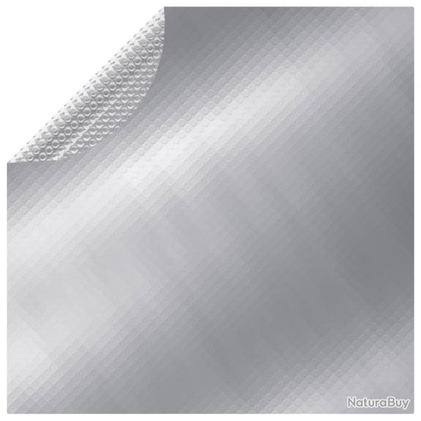 Couverture de piscine Argent 549 cm PE alsavelo