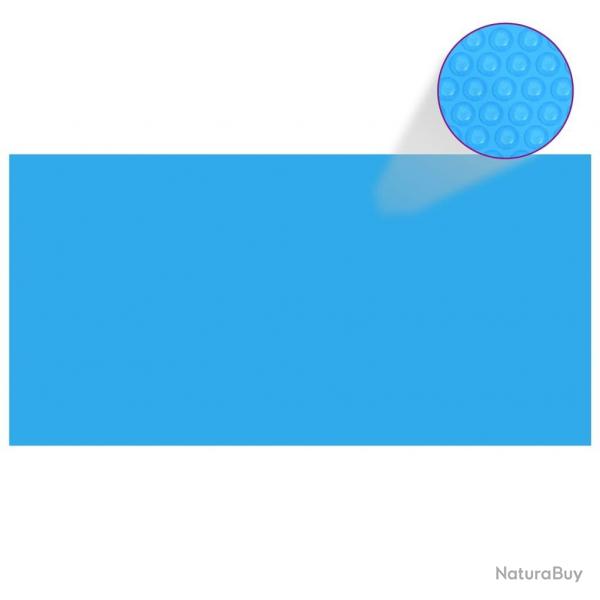 Couverture de piscine Bleu 975 x 488 cm PE alsavelo