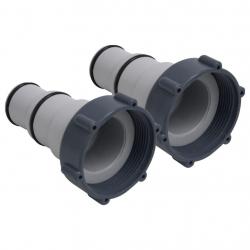 Adaptateurs de tuyau de piscine 2 pcs Plastique alsavelo