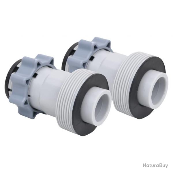 Adaptateurs de tuyaux de piscine Type B 2 pcs alsavelo