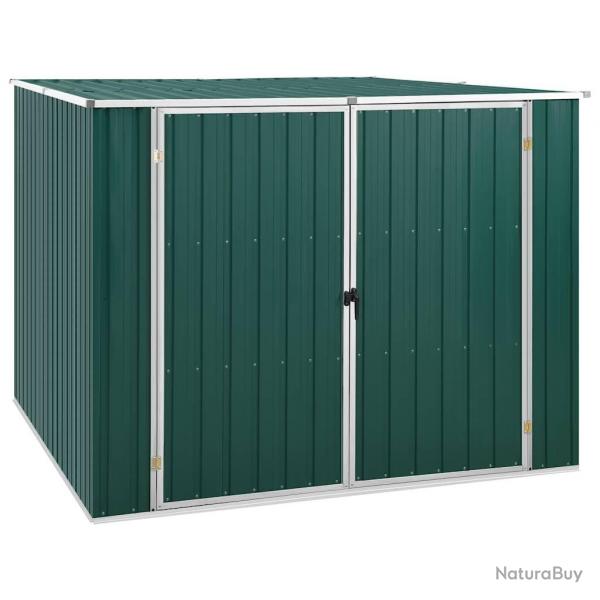 Abri de jardin Vert 195x198x159 cm Acier galvanis alsavelo