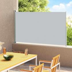Auvent latéral rétractable de patio 200x300 cm Gris alsavelo