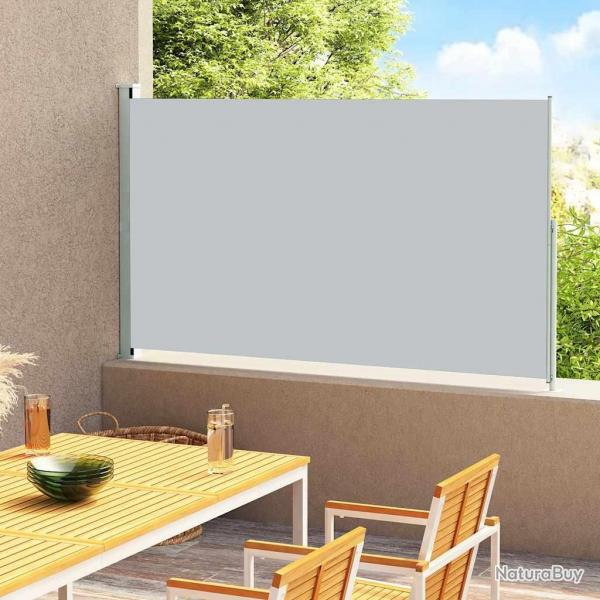 Auvent latral rtractable de patio 200x300 cm Gris alsavelo