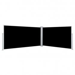 Auvent latéral rétractable Noir 160x600 cm alsavelo