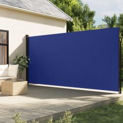 Auvent latéral rétractable bleu 200x600 cm alsavelo