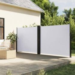 Auvent latéral rétractable blanc 160x1000 cm alsavelo