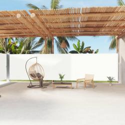 Auvent latéral rétractable Crème 200x1200 cm alsavelo