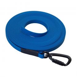 Longe BIOTHANE Twist-Lock 16 mm 5 m SANS poignée bleu clair