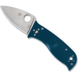 COUTEAU SPYDERCO LIL' TEMPERANCE 3 K390 BLEU