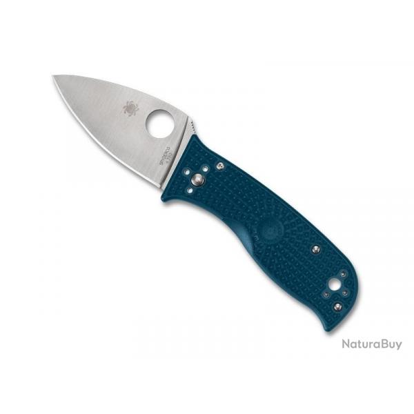 COUTEAU SPYDERCO LIL' TEMPERANCE 3 K390 BLEU