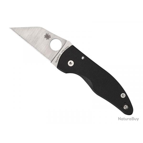 COUTEAU SPYDERCO MICROJIMBO G10 NOIR