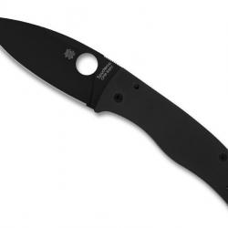 COUTEAU SPYDERCO BODACIOUS G10 TOUT NOIR