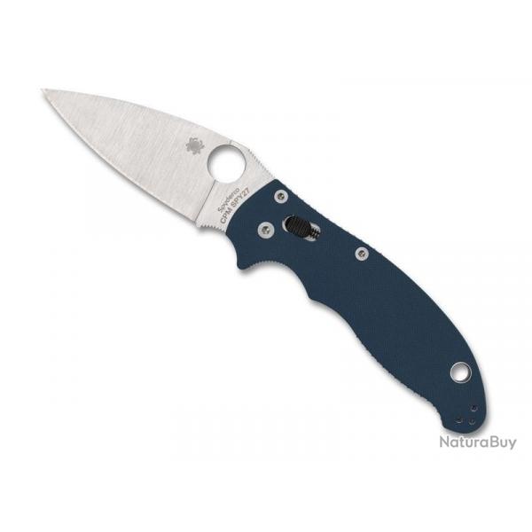 COUTEAU SPYDERCO MANIX 2 BLEU