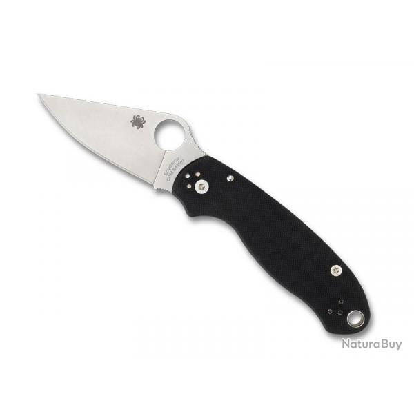 COUTEAU SPYDERCO PARA 3 G10 NOIR