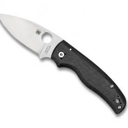 COUTEAU SPYDERCO SHAMAN G10 NOIR