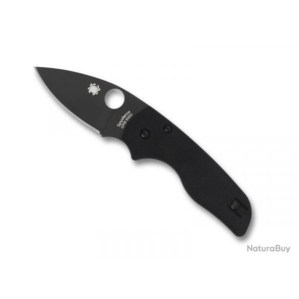 COUTEAU SPYDERCO LIL' NATIVE COMPRESSION LOCK TOUT NOIR