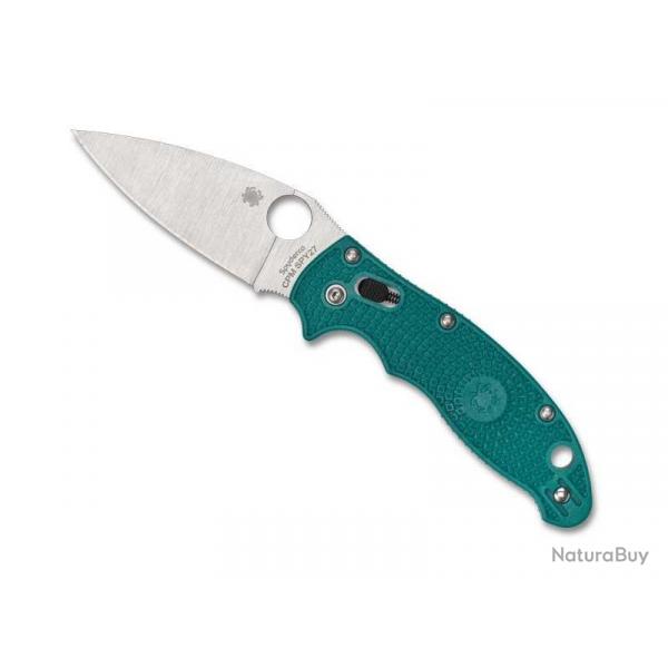 COUTEAU SPYDERCO MANIX 2 BLEU TURQUOISE