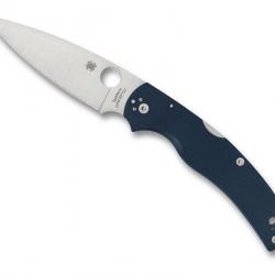 COUTEAU SPYDERCO NATIVE CHIEF G10 BLEU