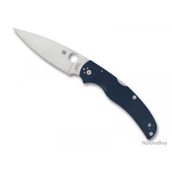 COUTEAU SPYDERCO NATIVE CHIEF G10 BLEU