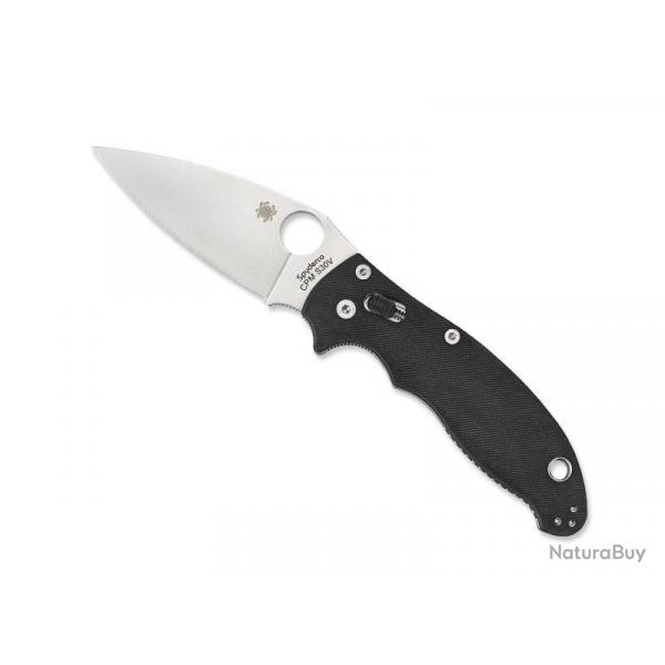 COUTEAU SPYDERCO MANIX 2 G10 NOIR