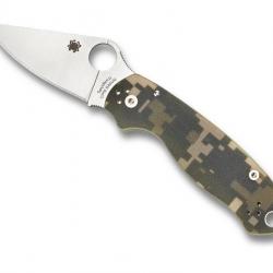 COUTEAU SPYDERCO PARA 3 G10 CAMO