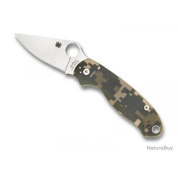 COUTEAU SPYDERCO PARA 3 G10 CAMO