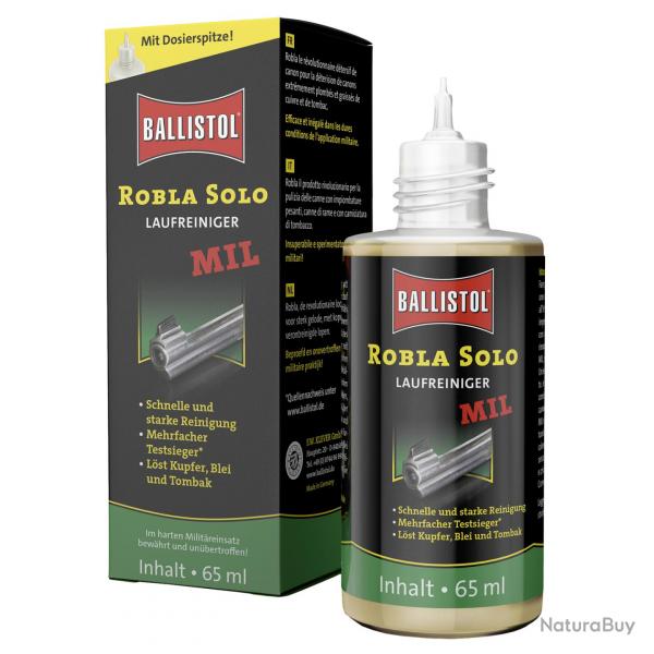 Dplombant Robla Solo MIL 65 ml nettoyant canon carabine ou pistolet