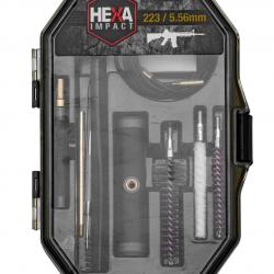 Kit de nettoyage HEXA IMPACT pour armes .223r / 5.56 otan
