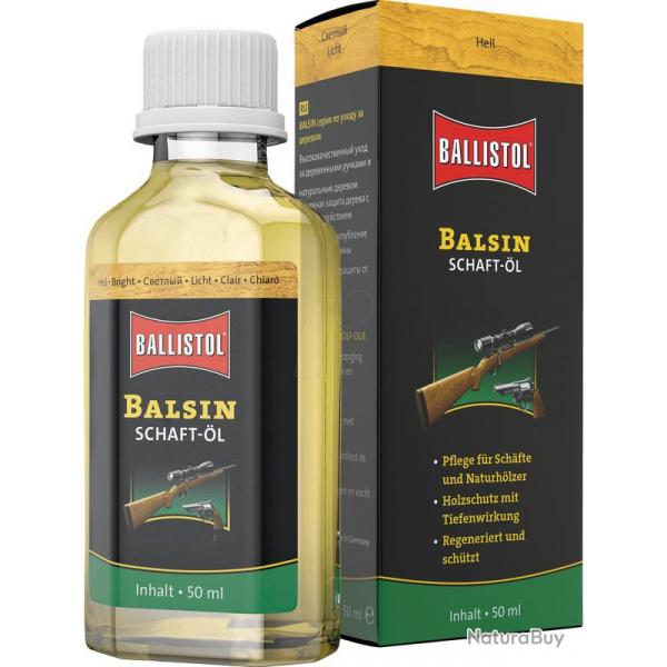 Huile pour crosse Balsin, claire, 50 ml