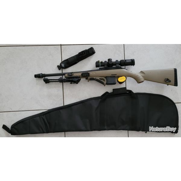 Carabine Ruger American Ranch - 300 Blackout - Equipe lunette + bipied + silencieux