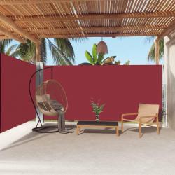 Auvent latéral rétractable Rouge 180x600 cm alsavelo